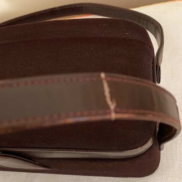 VTG Waldman  Brown Suede/Leather Handbag - Picture 9 of 15